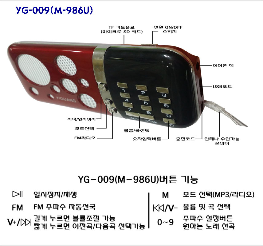 효도라디오 YG009-03-제품설명 